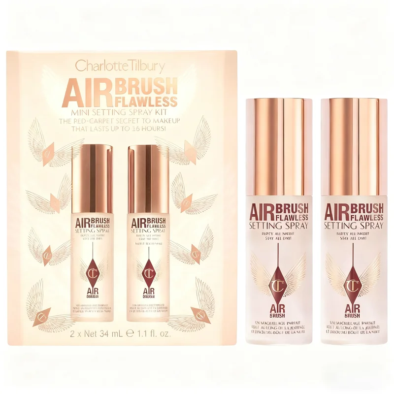 샬롯 틸버리 메이크업 세트 스프레이 매트 내추럴 모이스처 방수 오일 컨트롤 컬러 메이크업 리프레싱 메이크업 패션 제품