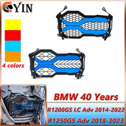 Motorcycle Headlight Guard Flipable Headlight Protector Cover For BMW R1250GS Adventure R1200GS LC ADV 40 Years Edition R 1250GS