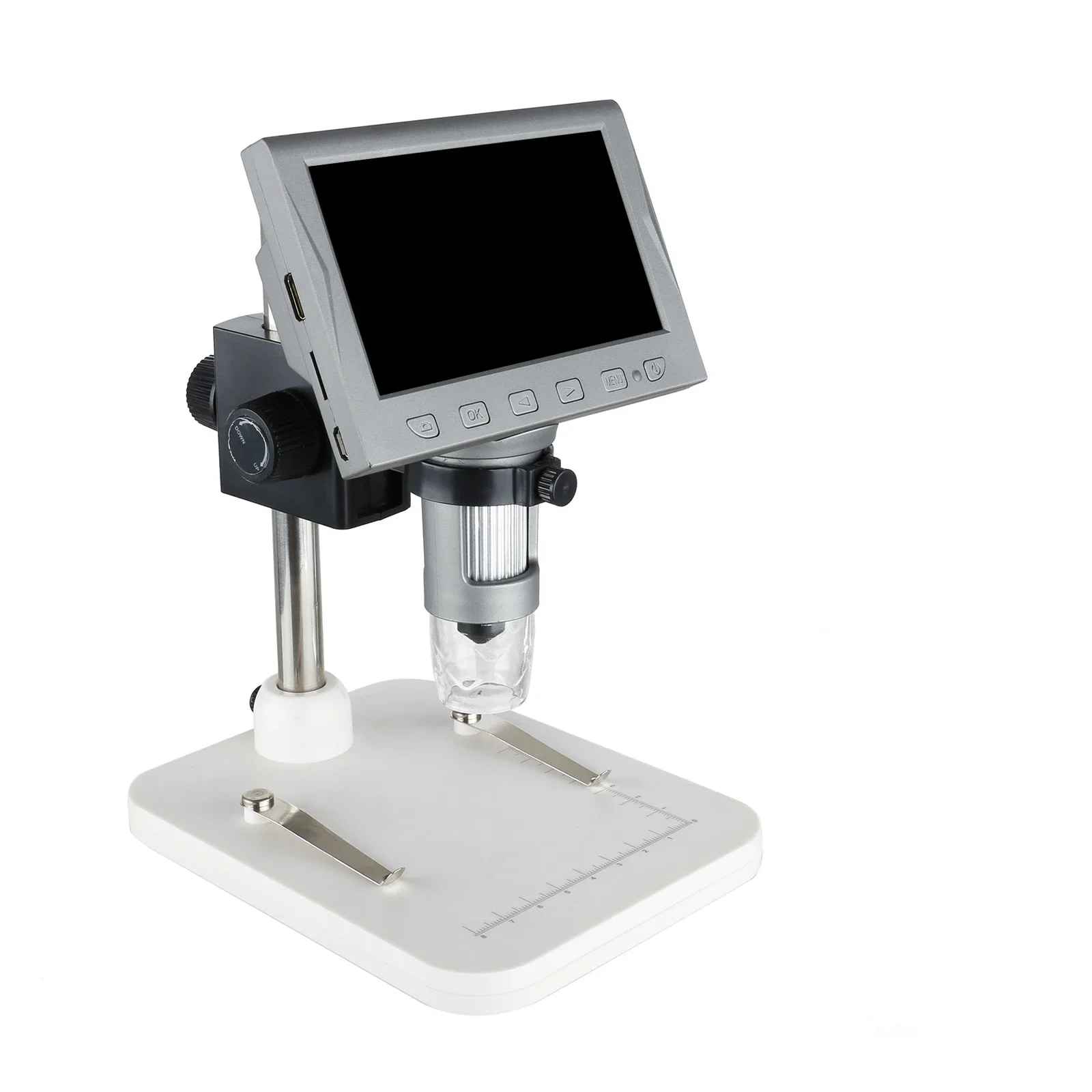 1000X HD 4.5 Inch LCD Screen Digital Microscope with wifi and microSD card slot including 8 LED