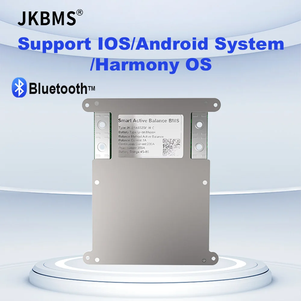 JKBMS 1A Active Balance Smart BMS 12V 24V 4S 5S 6S 7S 8S 200A Lifepo4 Li-Ion Lto BULETOOTH RS485 HEAT CANBUS SMART BMS