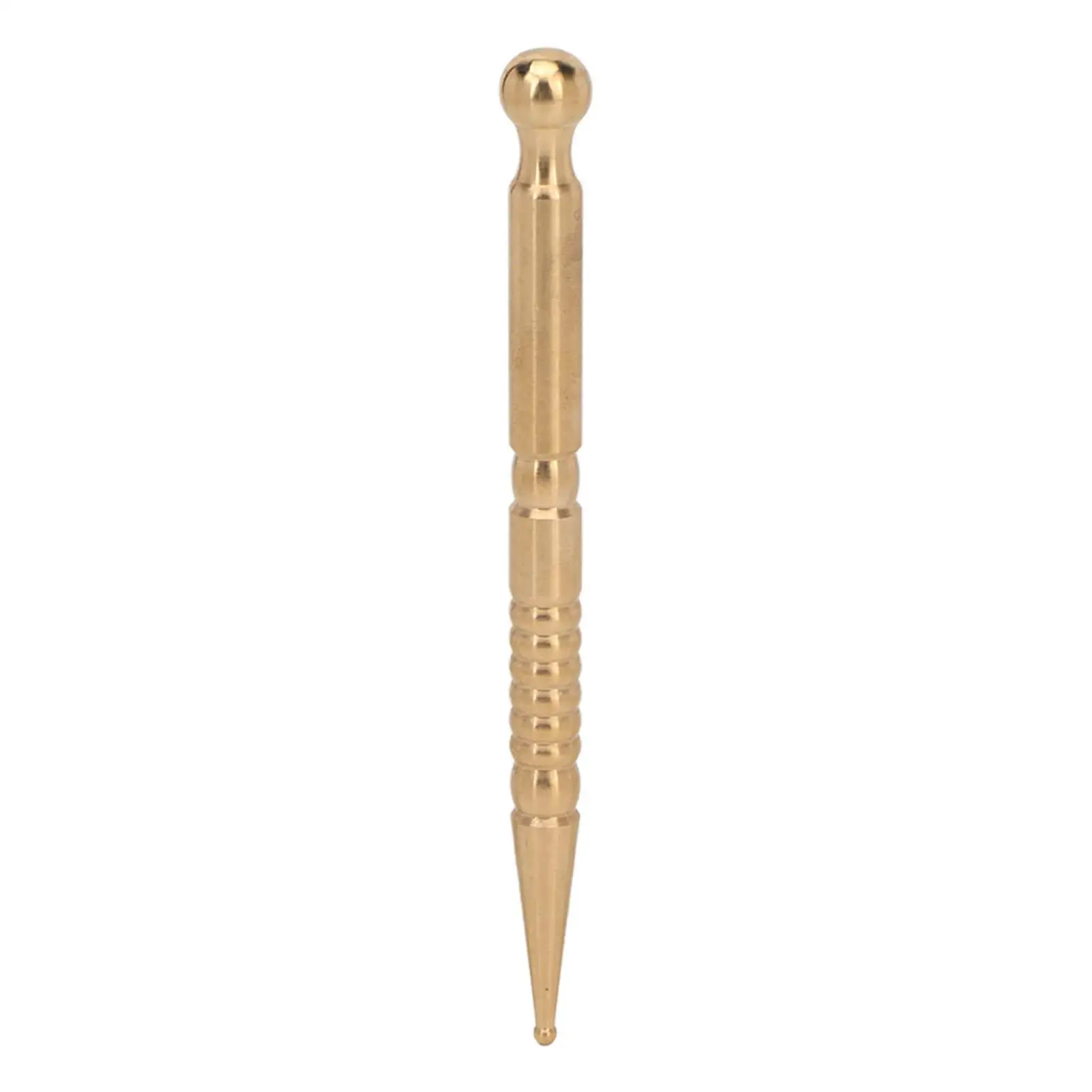 

Ergonomic Brass Double Headed Acupressure Pen for face and Eye Relaxation Manual Massage Tool