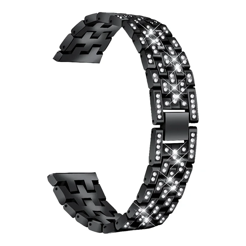 الماس سوار معدني لساعة هواوي GT 5 41 مللي متر حزام الساعات لهواوي ساعة GT5 برو 42 مللي متر معصمه هواوي ساعة gt 4 41 مللي متر حزام