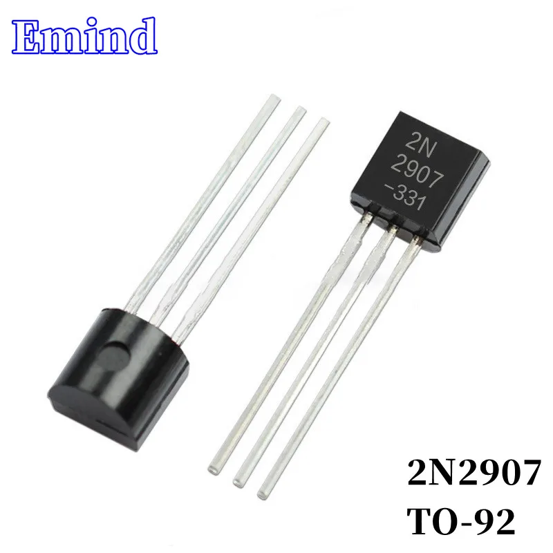 300/500/1000/2000/3000Pcs 2N2907 DIP Transistor TO-92 PNP Type 40V/600mA Bipolar Amplifier Transistor