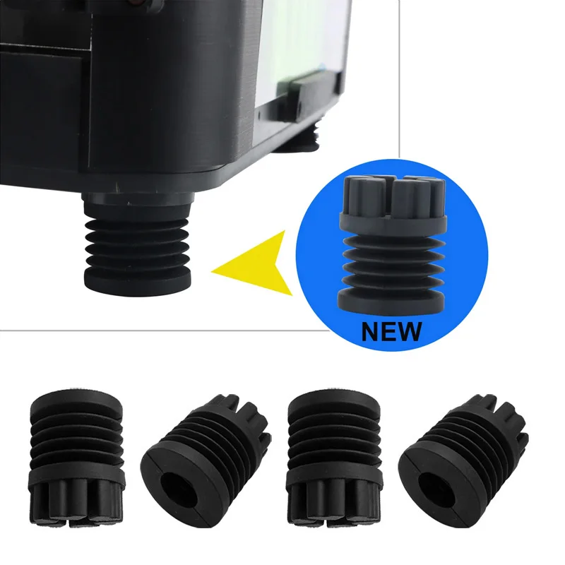 Feet For Bambu Lab P1S Bambulab X1 Carbon Anti Vibration Feet Anti-slip Dust-proof Rubber Foot Pad Fit H2D A1 A1Mini 3D Printer
