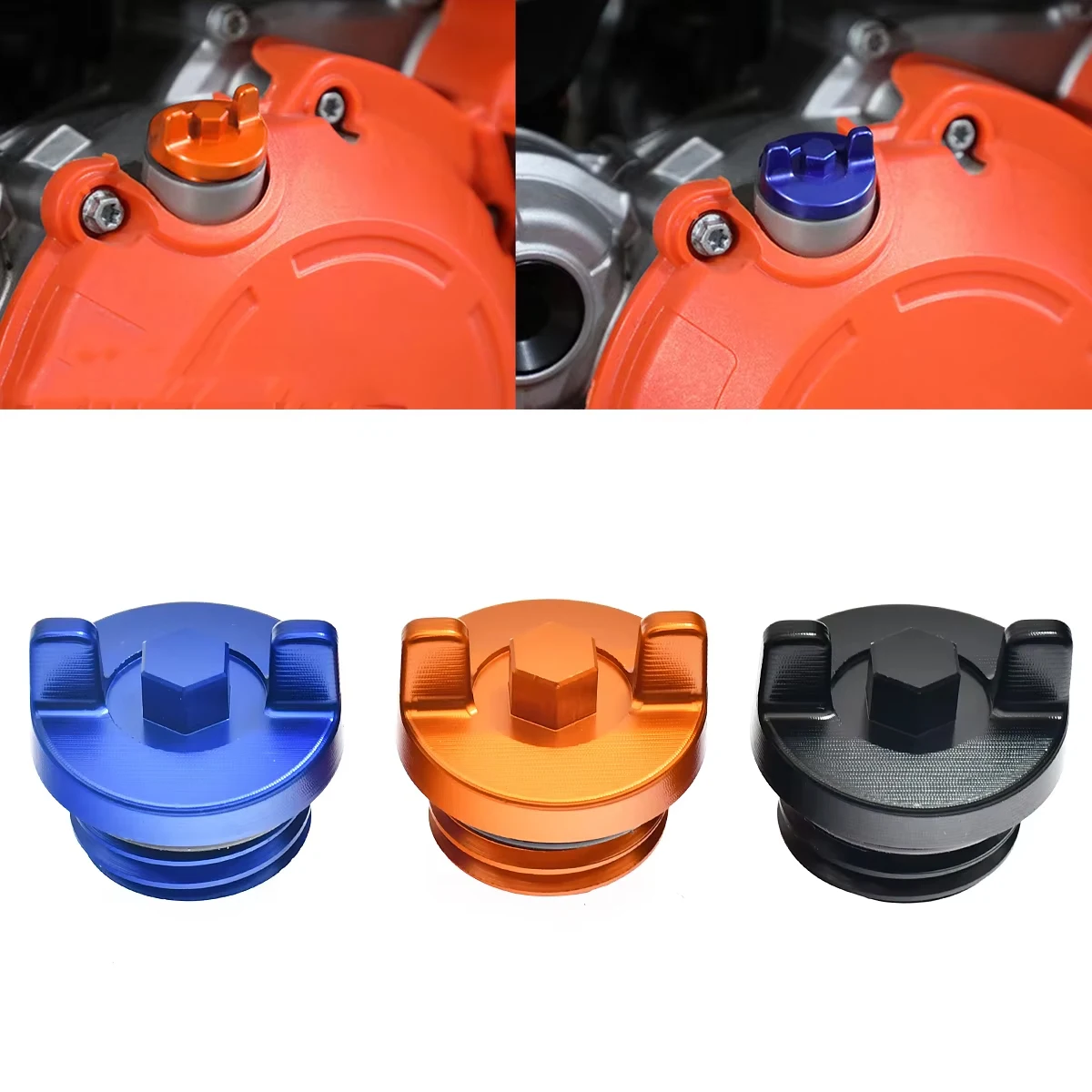 CNC Engine Oil Filler Plug Cap Cover For KTM XC XCF XCW XCF-W XC-W SixDays SX SXF  EXC EXC-F 125 250 350 450 500 2004-2021 2022