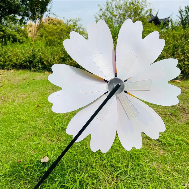 1Pcs Colorful Sunflower Windmill Wind Spinners For Lawn Outdoor Party Garden Decoration Outdoor Camping Picnic Garden Yard Decor