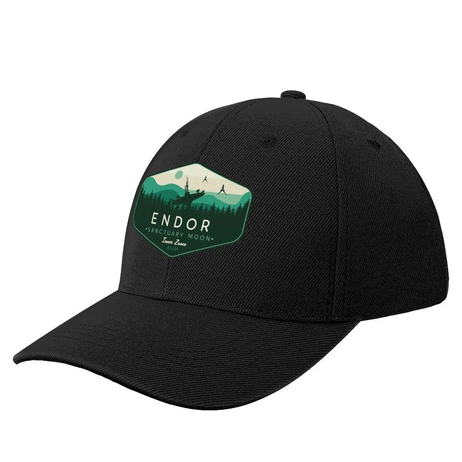 Endor - Sanctuary Moon - Inner Zuma Region Baseball Cap Streetwear Designer Hat Beach black Woman Hats Men's