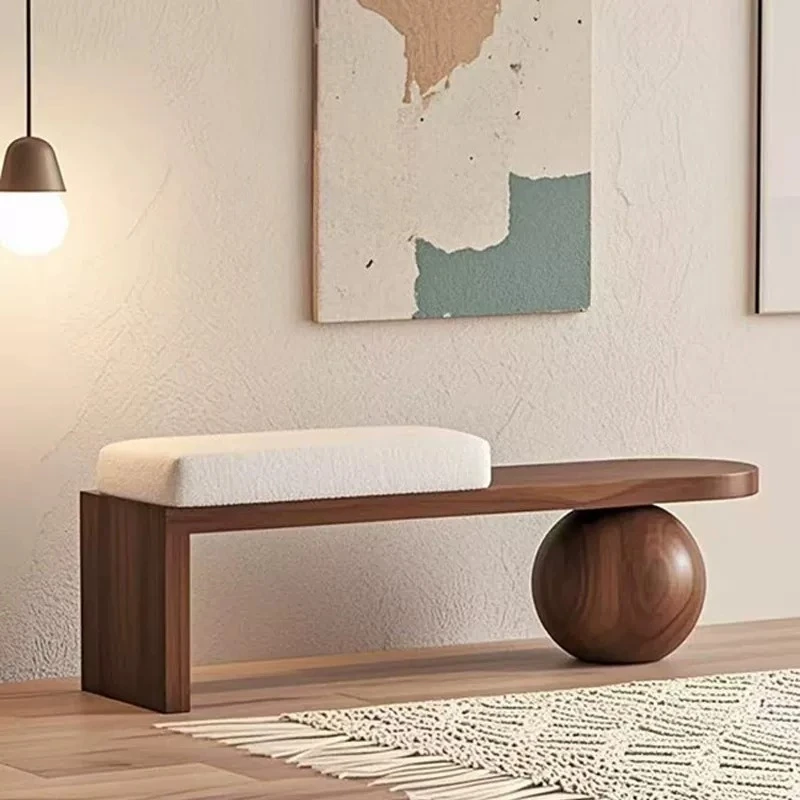 luxury stool Nordic Medieval Shoe Changing Stools Living Room Furniture Porch Shoe Ottomans Bedroom End Stool Cloakroom Bench