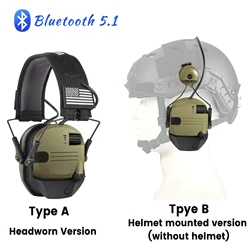 Soundproof Anti-Noise Earmuffs Electronic Shooting Earmuffs Bluetooth 5.1 Ultra-Silent Noise Cancelling  Protection Earmuffs