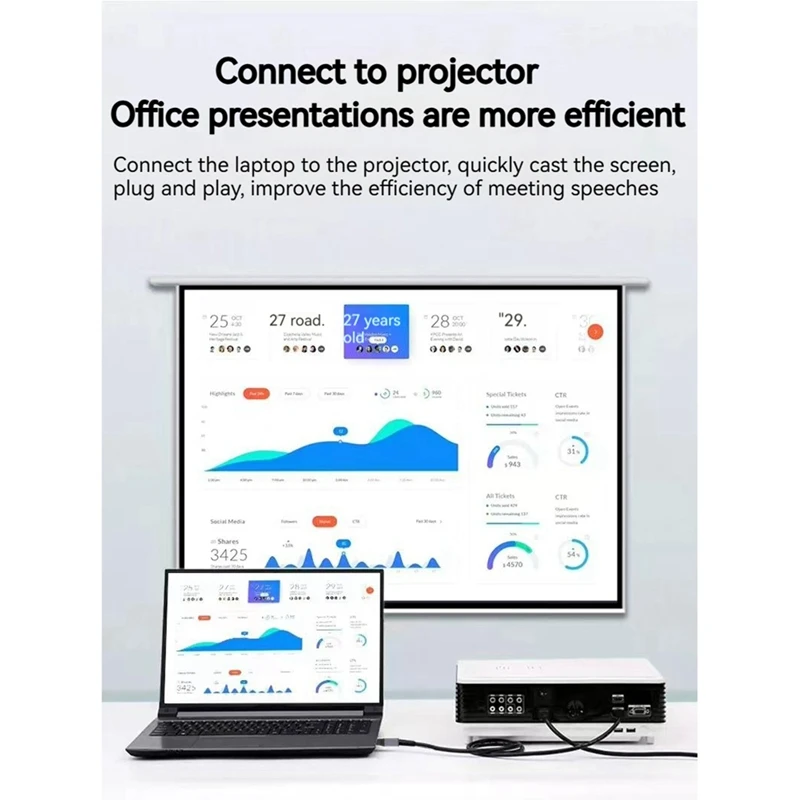 SCLS HDTV 2.1 8K локоть Многофункциональный совместимый интерфейс HD Портативный линейный дисплей Компьютерная приставка ТВ-кабель