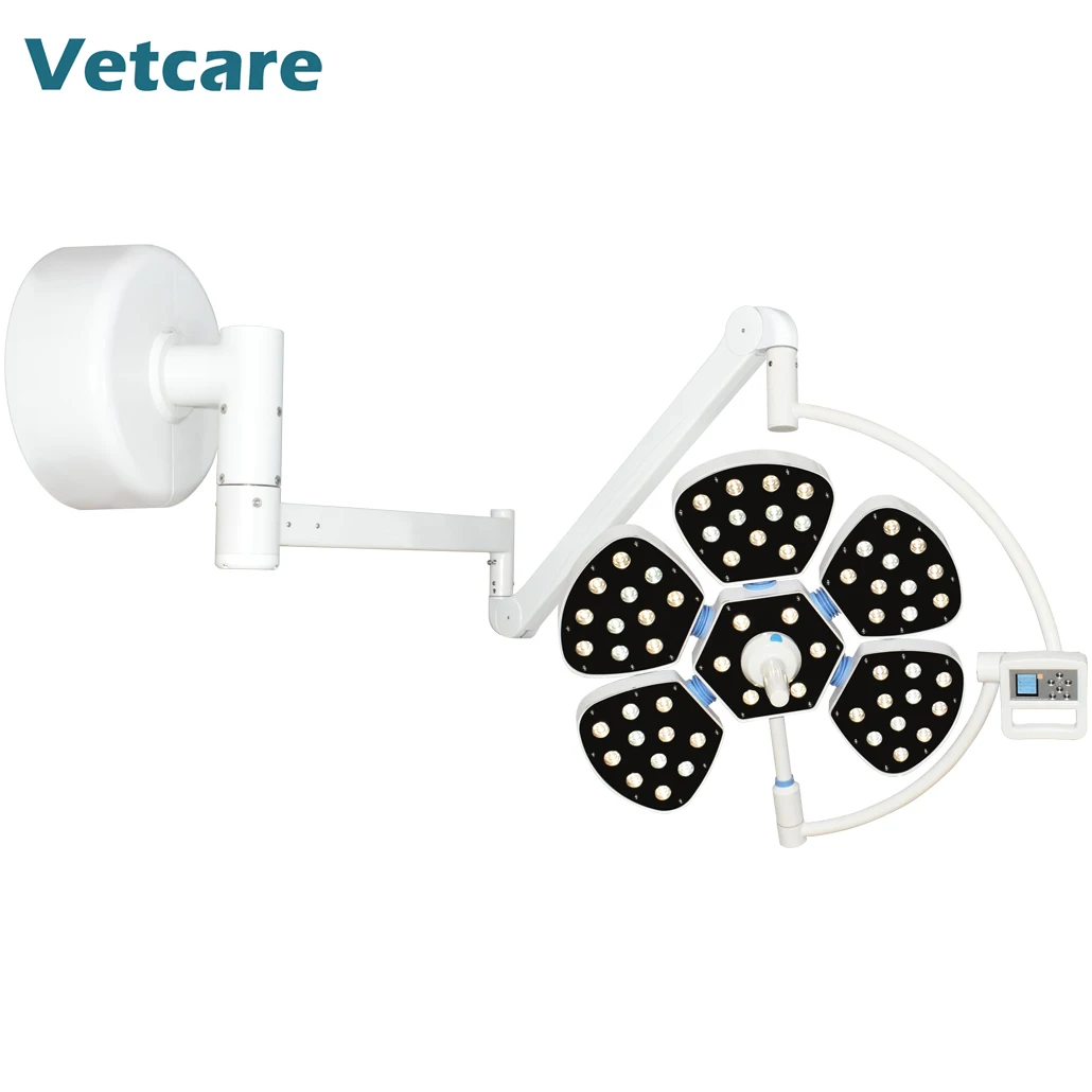 Wall Mounted VSL-7PW Veterinary Operating Lamp New Medical Lighting Perfect Cold Light Effect Made Alloy Materials Veterinary