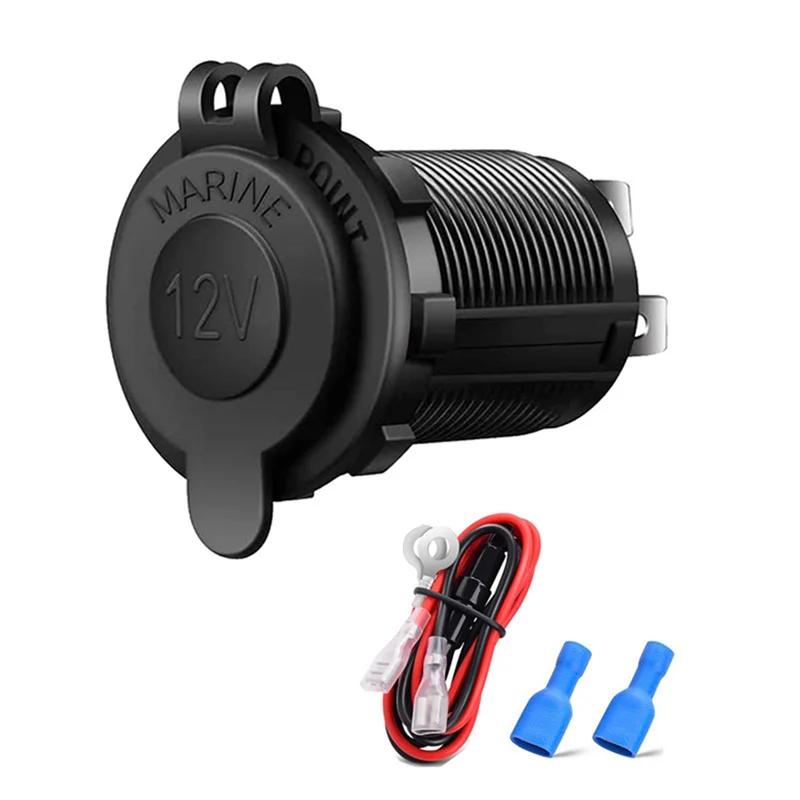 A01V-سيارة وقارب تعديل مقبس الطاقة إمدادات الطاقة أنثى المقبس قطع غيار السيارات