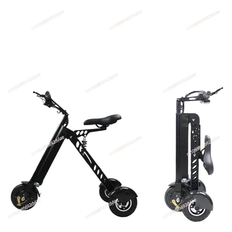 Folding Electric Tricycle for Adults, Super Lightweight, Portable, Mini, and Compact