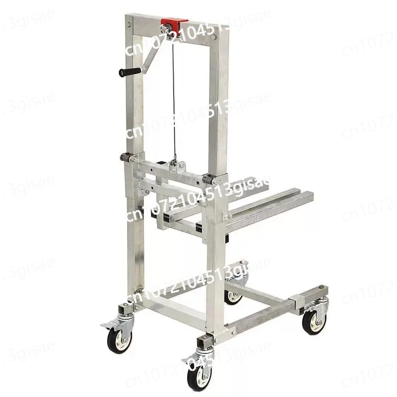 Loading Artifact Lifting Bearing 60 Kg Adjus Hand Cart Handling Stacker Forklift Lift Por Folding Retrac Trolley