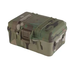 Tactical Storage Box Sealed Dust and Shock Absorption Equipment Box Safety Protective Tool Case Outdoor Portable Box  (12.4*8cm)