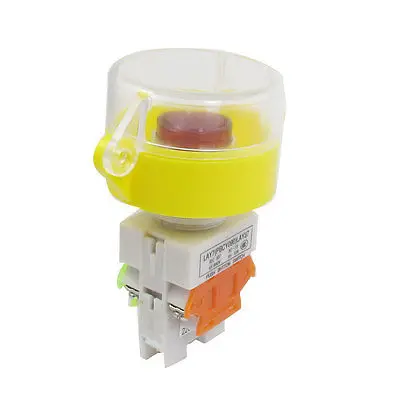 

220 В переменного тока, красный свет, мгновенная прозрачная защитная крышка, кнопочный переключатель 660 В, 10 А