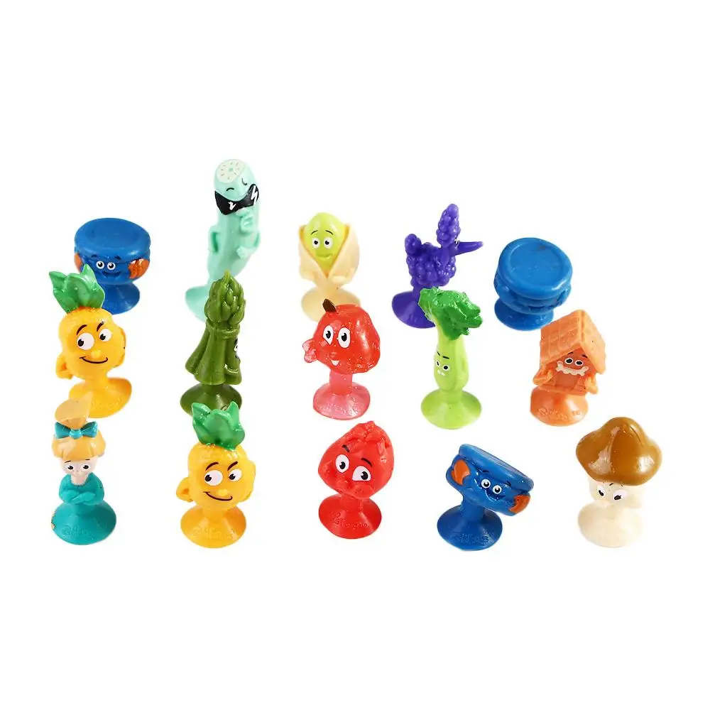 

Gifts Vegetables and fruits Cupule Suckers Silicone Children Suction Cup Puppets Suction Cup Toys Capsule Model Sucker Dolls