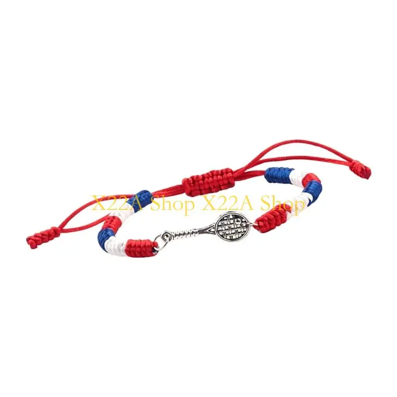 Unique Comfortable Fit Sports Braided Bracelet for Any Occasions Featuring Adjustable Designs Football Tennis Cycling