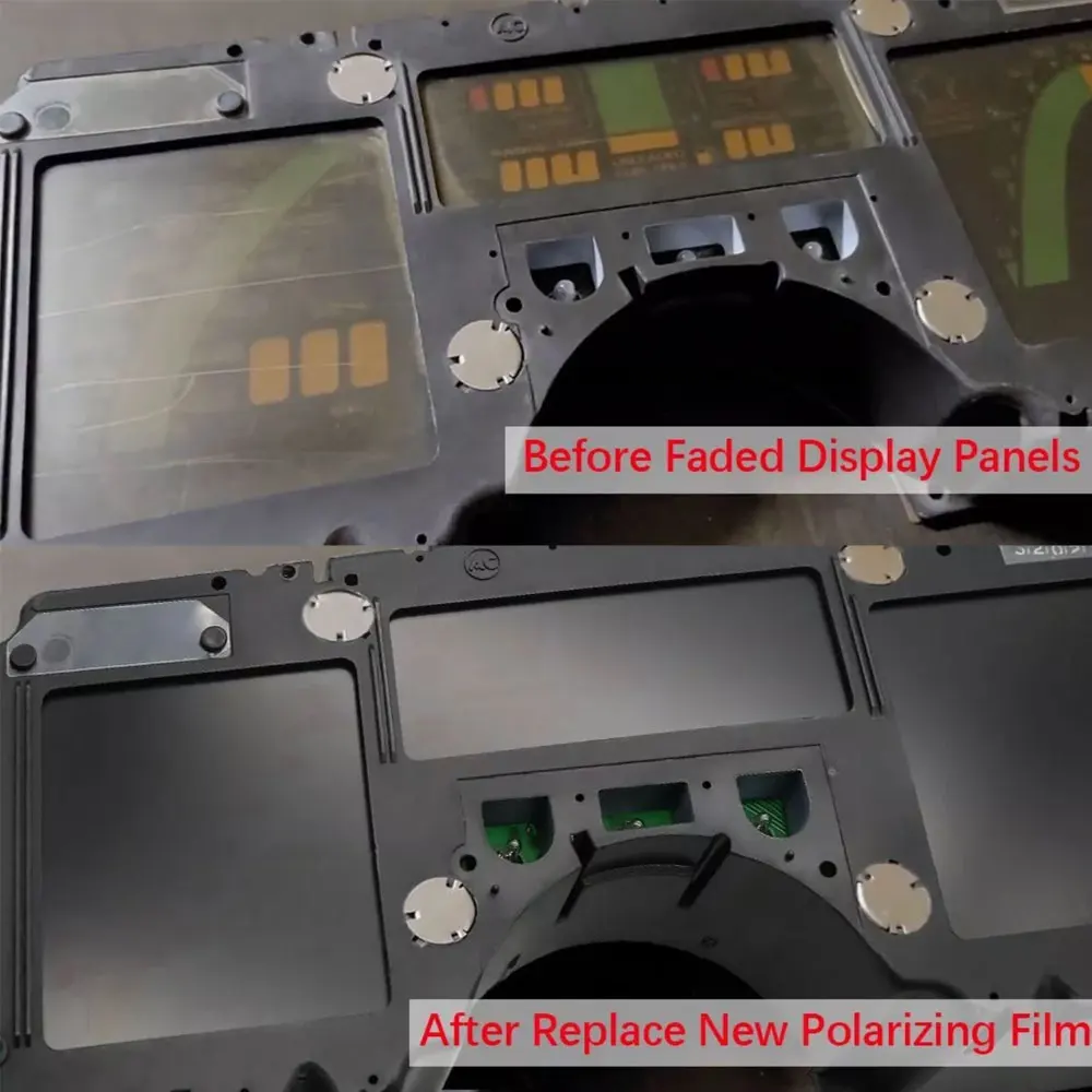 Ein Set Polarisationsfolien für die Reparatur des LCD-Instrumentendisplays der 84-89 Corvette C4 – Detail 5