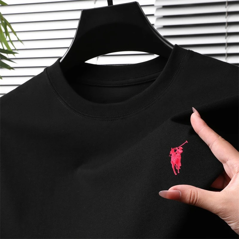 

2025 Mode Pur Coton Impression Haute Qualité Nouveau Américain Rétro Col Rond Sport Ample Grande Taille Femmes Vêtements
