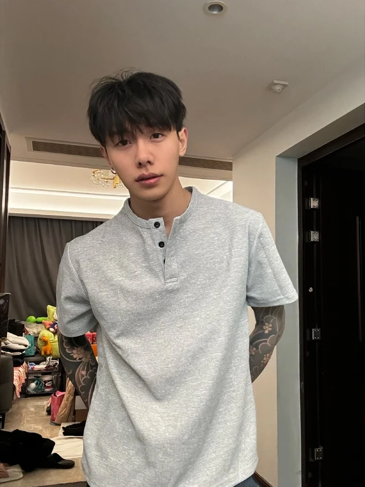 

ay Heavyweight American Sle oulder Henry irt ort Sve Мужская футболка f Sve Top для лета Cleanfit Свободная посадка