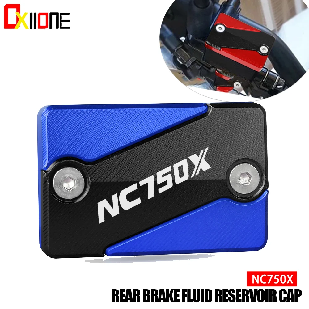 

For HONDA NC750X NC 750 X 2014 2015 2016 2017 2018 Motorcycle Accessories CNC Aluminum Rear Brake Fluid Reservoir Cap Cover Part