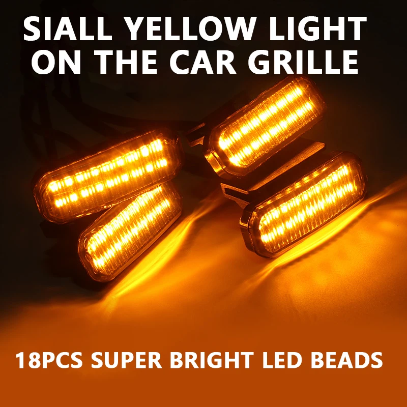 For NISSAN PATHFINDER R51 18 LED Front Grille Light Car Daytime Running Light Wheel Eyebrow Lamp For Pickup Offroad 12V ﻿ view 6