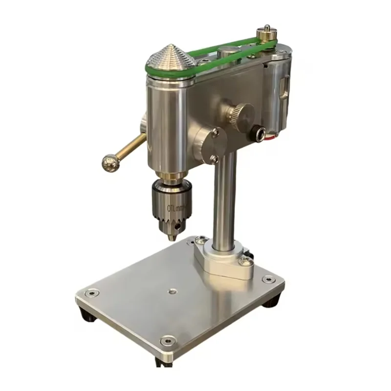 

A43F-220V Mini Bench Drill 0.4-4Mm Drilling Machine Watch Repair Tool Bench Drill With Speed Adjustable Power Adapter EU Plug