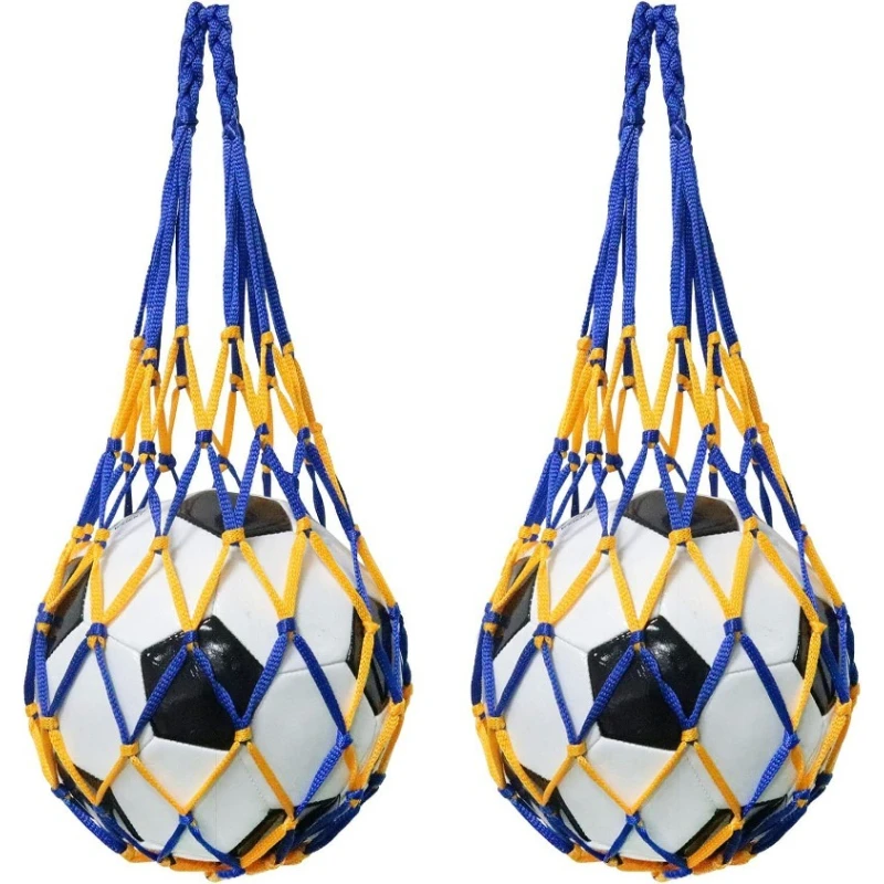 

1 шт., карманная баскетбольная сетка, смелое плетение, детский баскетбол, волейбол, футбол, хранилище, одиночный мяч для тренировок