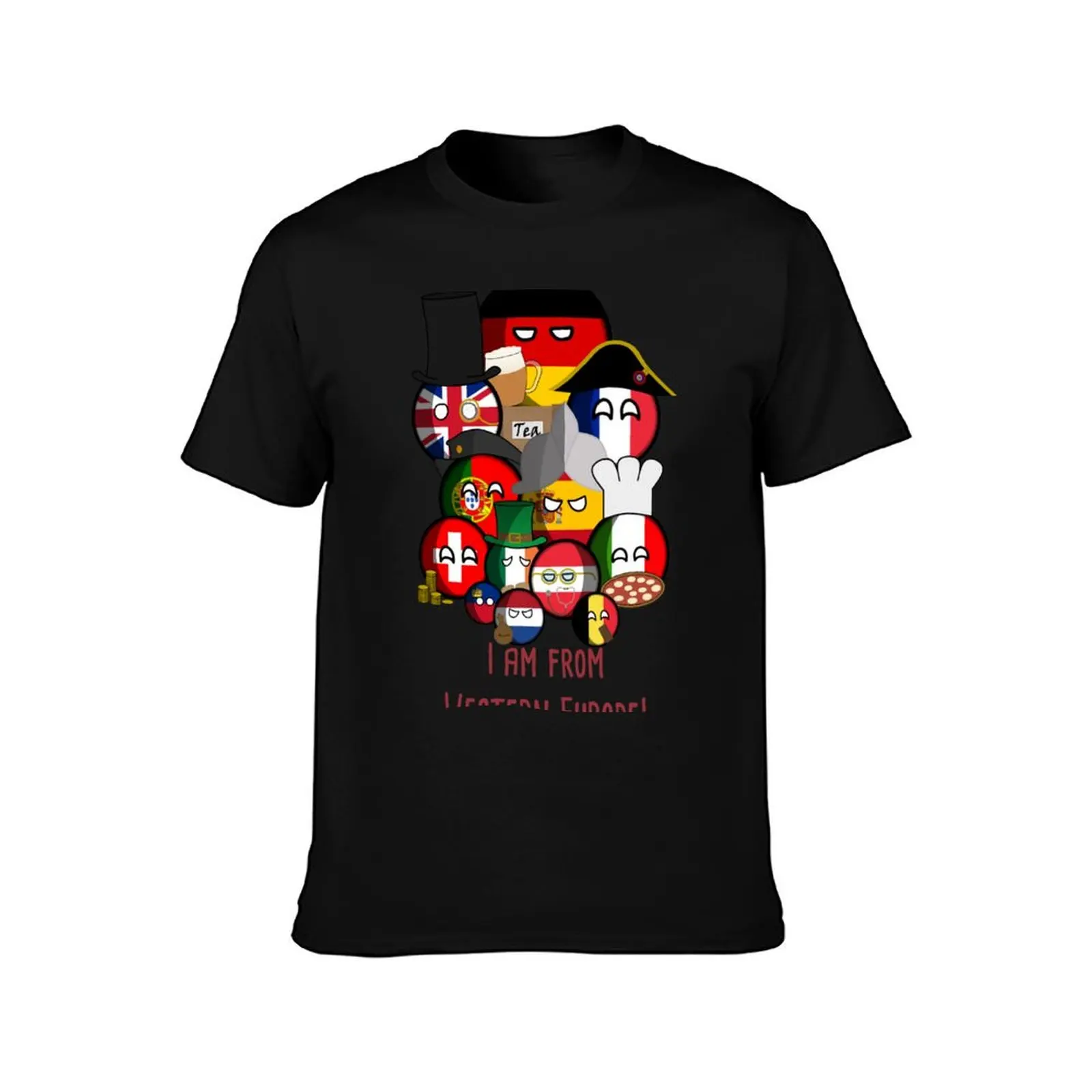 I am from Western Europe! Countryball T-Shirt Mechanic Work Tee Shirt T-Shirt