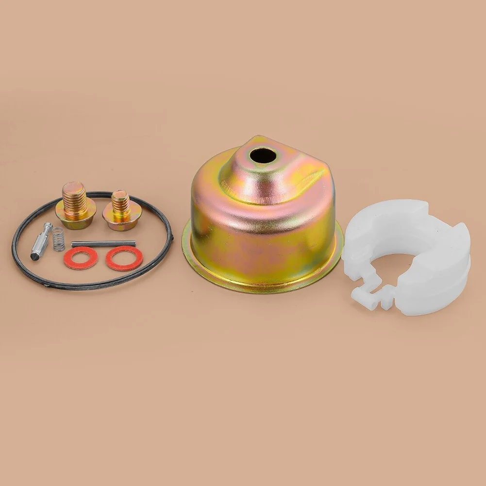 Carburetor Float Chamber Kit For HONDA GX200 GX160 Engines With Needle Valve Gasket Screw Washers Go Kart Water Pump Tools