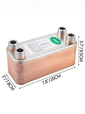 30 40 60プレート熱交換器 ワートチラー ステンレス鋼 自家醸造ビールクーラー 逆流式チラー 水加熱 GG BB