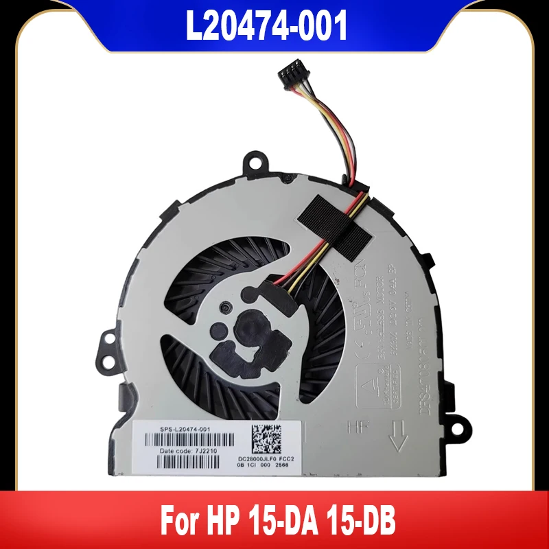 

L20474-001 New Original For HP 15-DA 15-DB 15-DR Laptop Cooling Fan Cooler Fan Heatsink Radiator High Quality 100% Tested