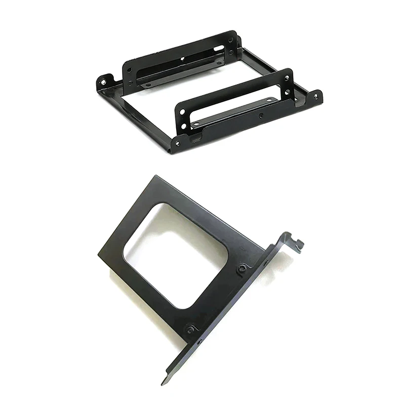 1 Set 2.5 To 3.5 Inch Hard Disk Bracket Hard Drive Internal Adapter Mounting Kit Bracket Dual Desktop SSD Mounting Bracket