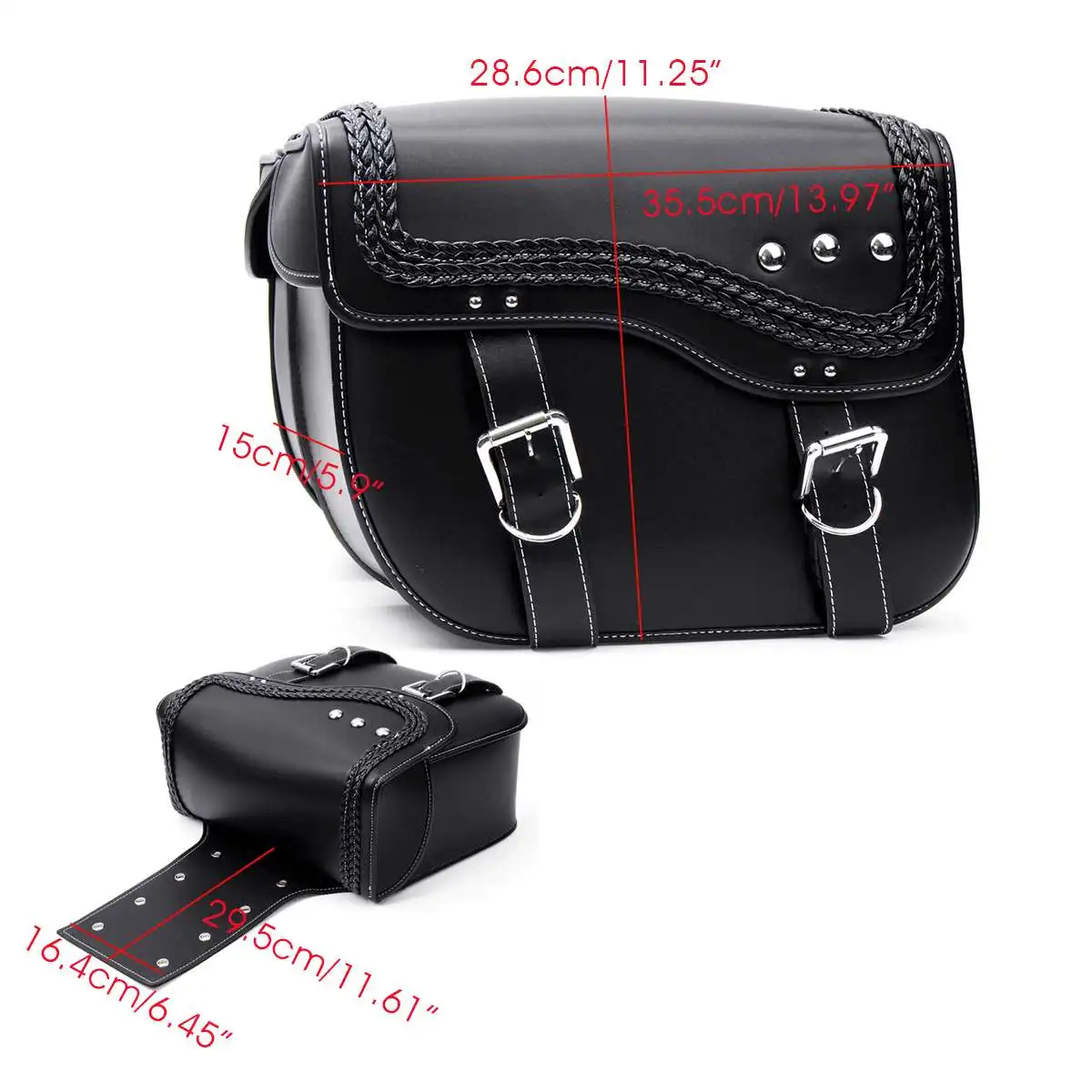 

Universal Motorcycle Saddlebag Side Storage Luggage Bag Tool Pannier Saddle Bag Waterproof For Suzuki/Yamaha/Honda