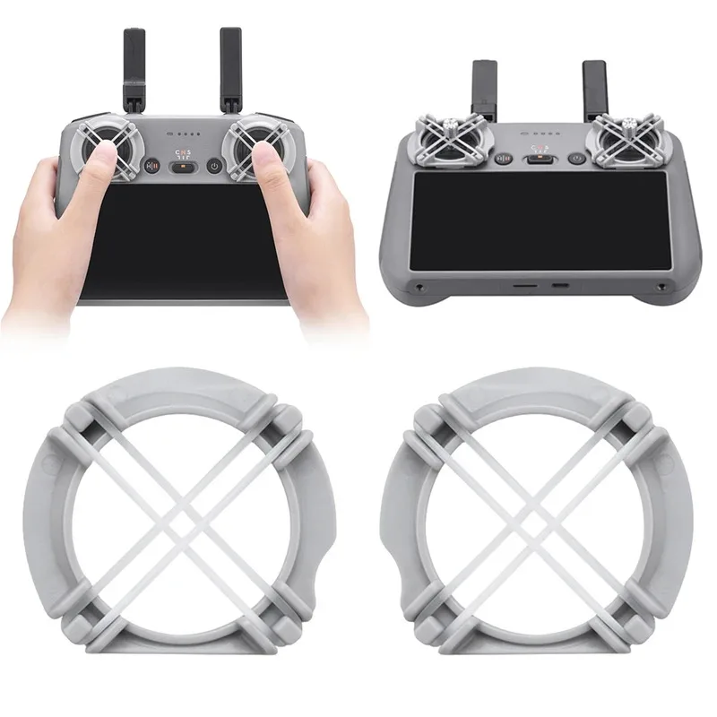 

1 Pair Drone Rocker Damper Remote Controller Thumb Rocker Damper Joystick Fixed Bracket Mount For DJI Air 3 /Mini 4 Pro RC/RC 2