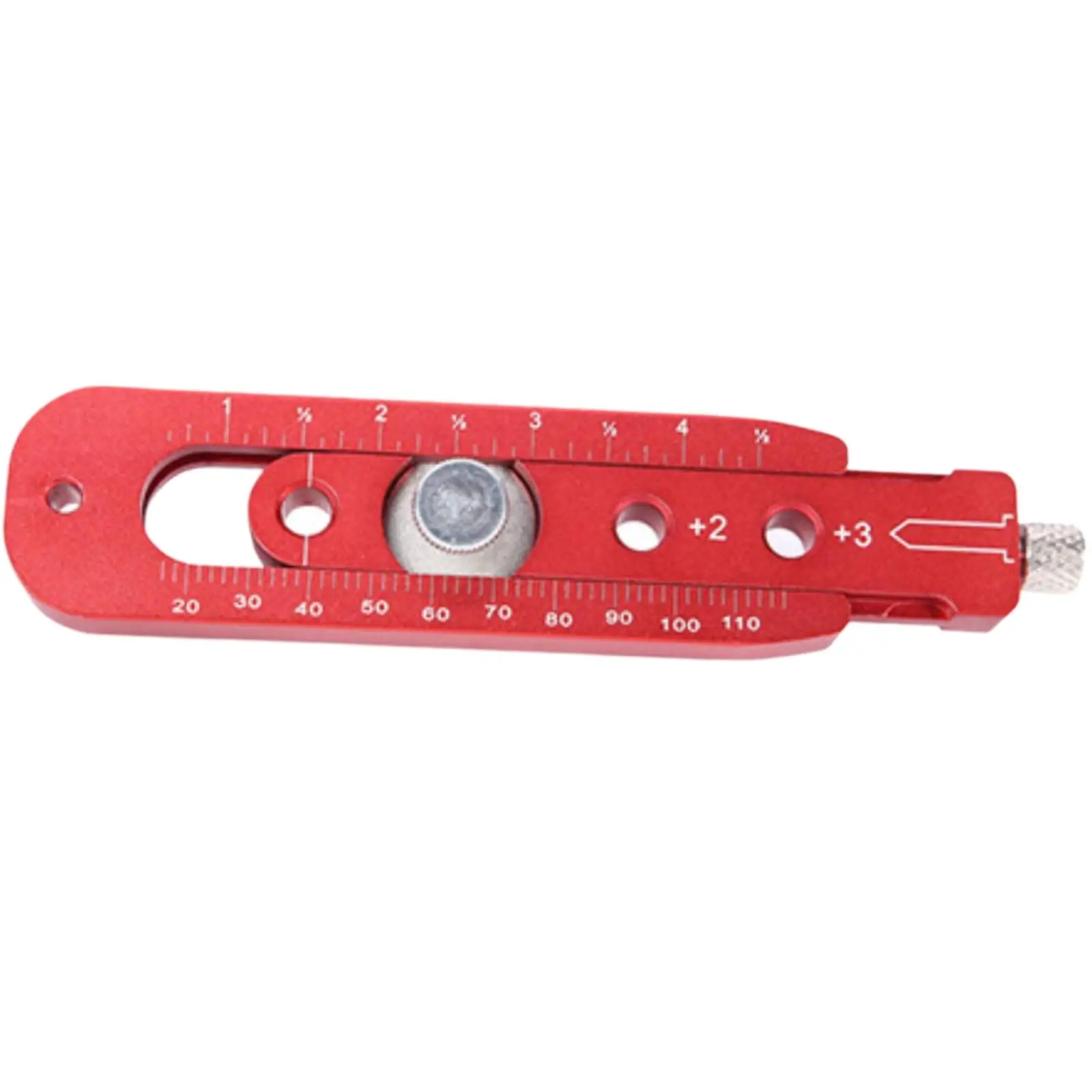 Adjustable Woodworking Circle-Drawing Ruler Long-Lasting Aluminum Alloy Circle Layout Ruler Arc Marking Gauge High Precision