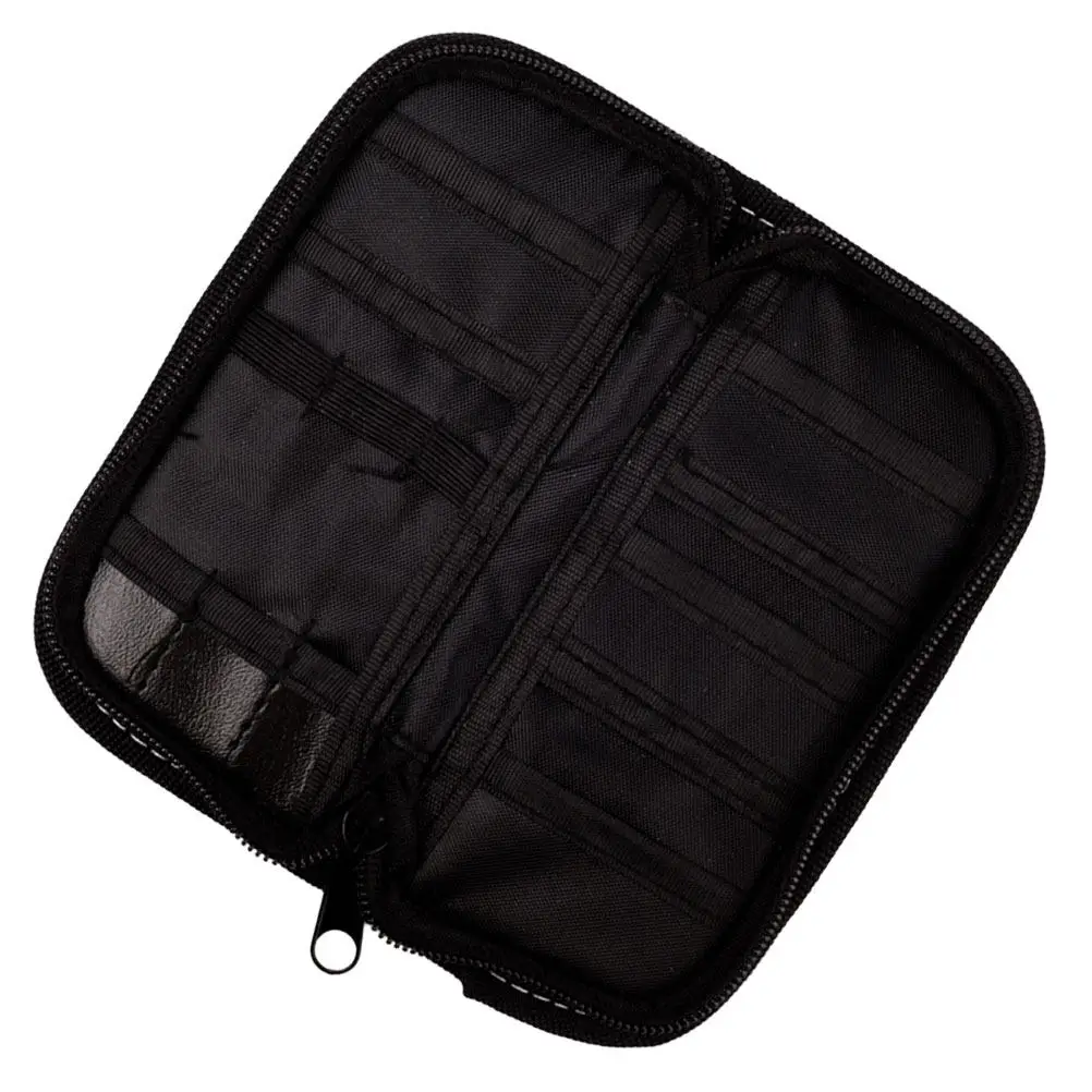 

Портативная легкая компактная сумка-чехол из ткани Оксфорд на молнии с многосекционным отделением для наконечников, перьев и стержней для дартсов