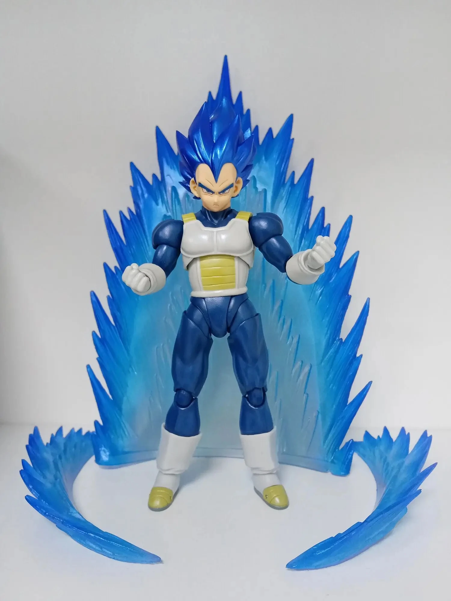 Dragon Ball Demoniacal Fit DF SHF Diepblauw Vegeta Super Saiyan Full Power Vegeta Anime Action Figure Collector Speelgoed Model Gift