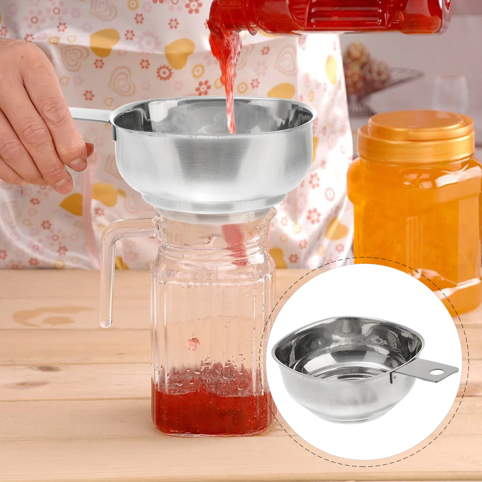 metal canning canning funnels with strainer kitchen wide mouth funnel for jar stainless steel funnel for wide and regular jars