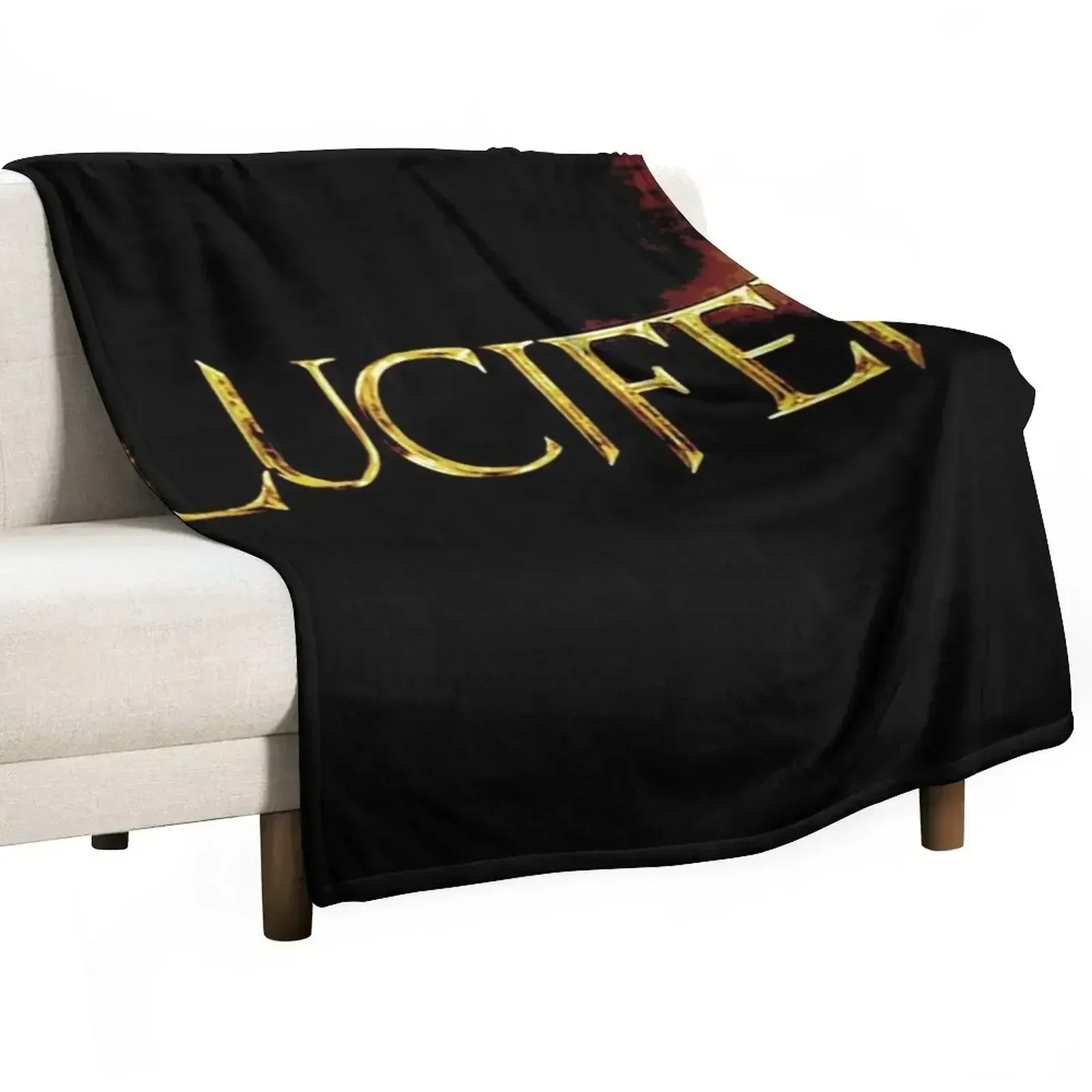 LUCIFER! Throw Blanket Sofas christmas gifts Travel Sofa Throw Plaid Blankets For Bed Blankets