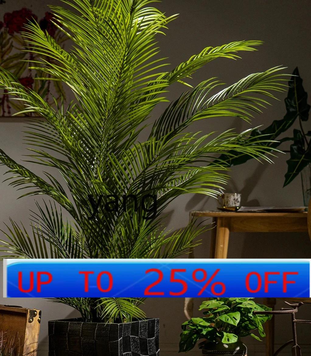 

LMM Large High Quality Simulation Green Plant Thorn Sunflower Fake Trees Indoor Landscaping Decoration