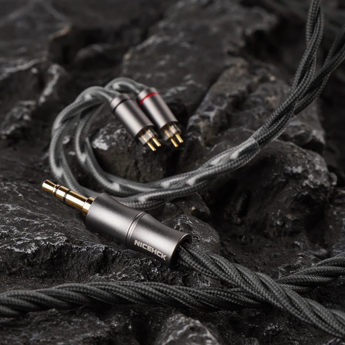 NICEHCK-Cable de auriculares DeepFog HiFi 7N, alta gama, 2 pines, 4,4mm, para Wyvern MAY, davini, Delci, Explorer 4U, Conch, Klanar, Himalaya