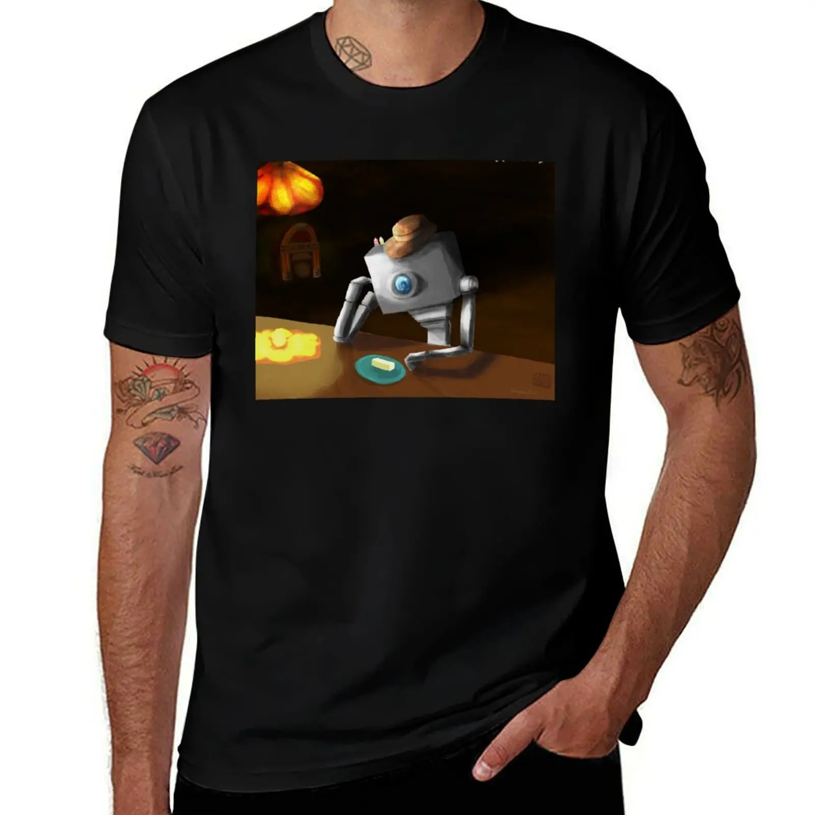 What is my purpose - butter robot T-Shirt All Match Print Short Sleeve Top T-Shirt