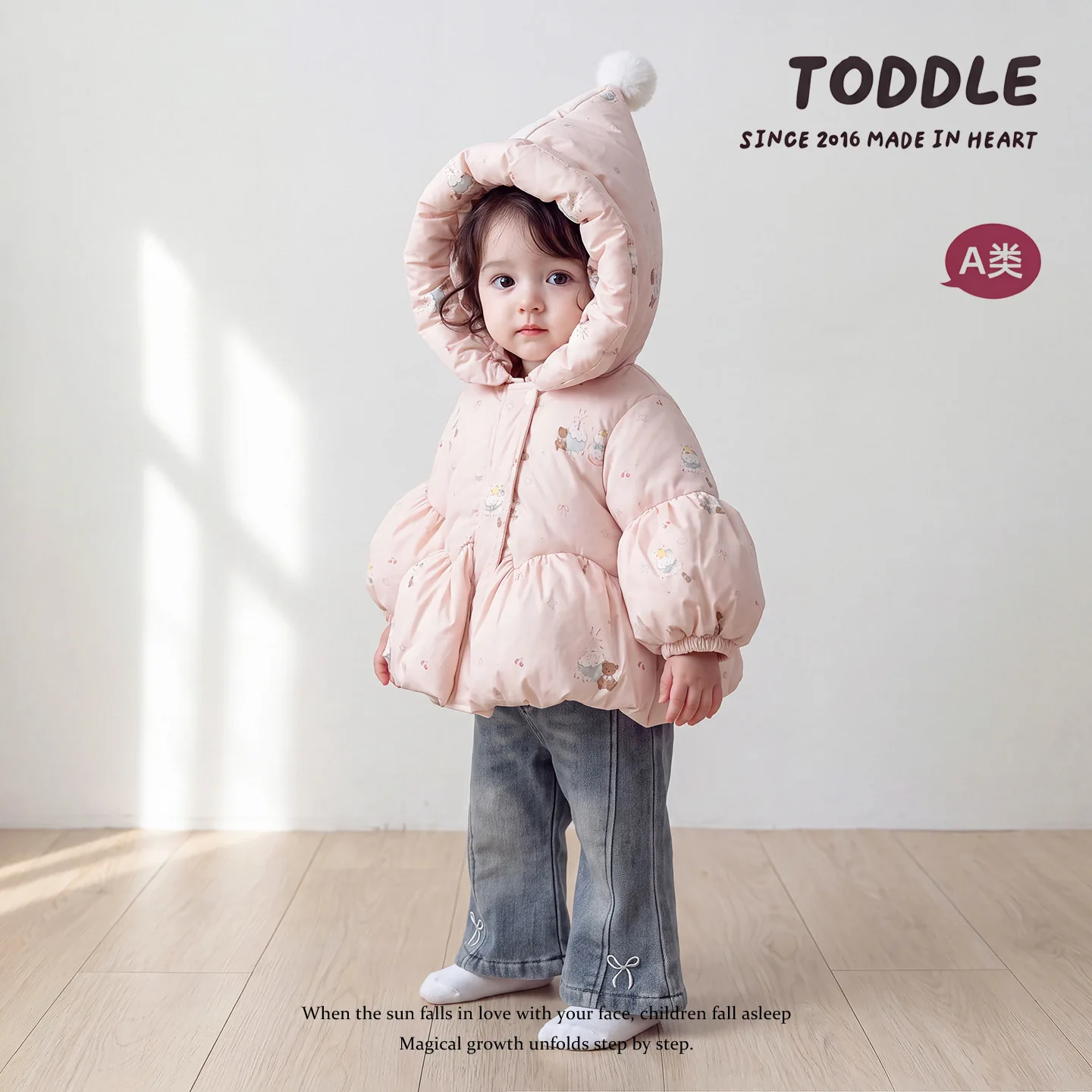 2026-new-winter-baby-girls-sweet-3pcs-set-padded-coat-top-jeans-cute-warm-outfit