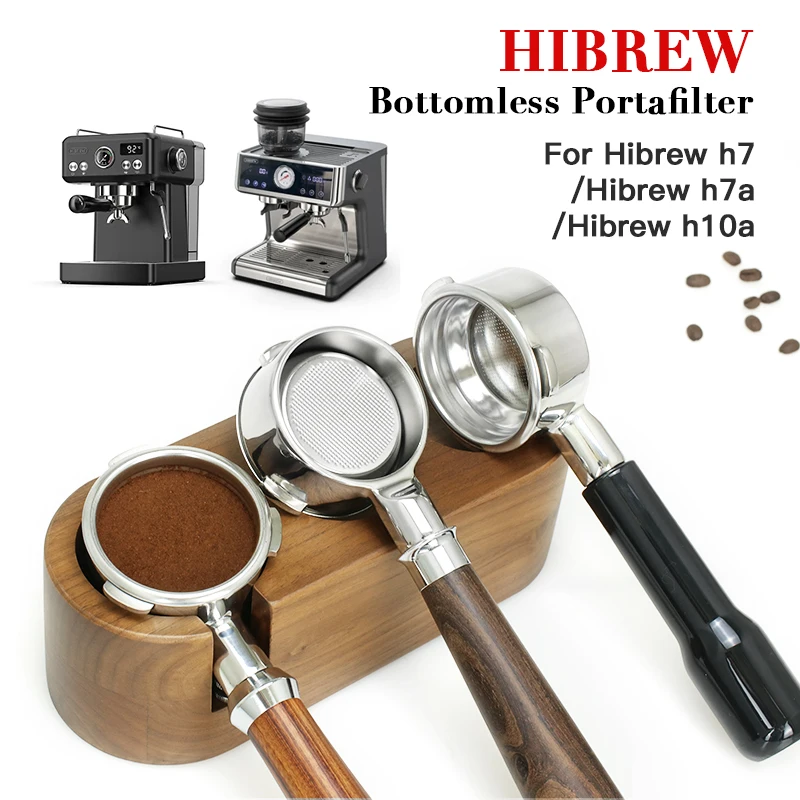 58mm Bottomless Portafilter For Hibrew h10a Hibrew h7 Hibrew h7a Hibrew h10a Stainless Steel Coffee Machine Barista Tools