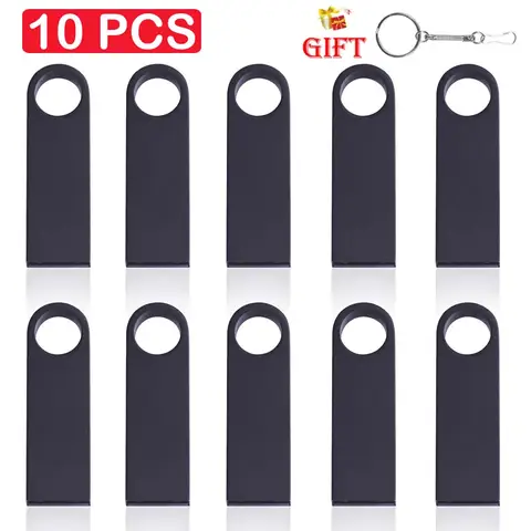 10PCS/LOT USB Flash Drives 128GB Wholesale Memory Stick 64GB 32GB Free Custom Logo Pen Drive 16GB Creative Gift Pendrive 8GB 4GB