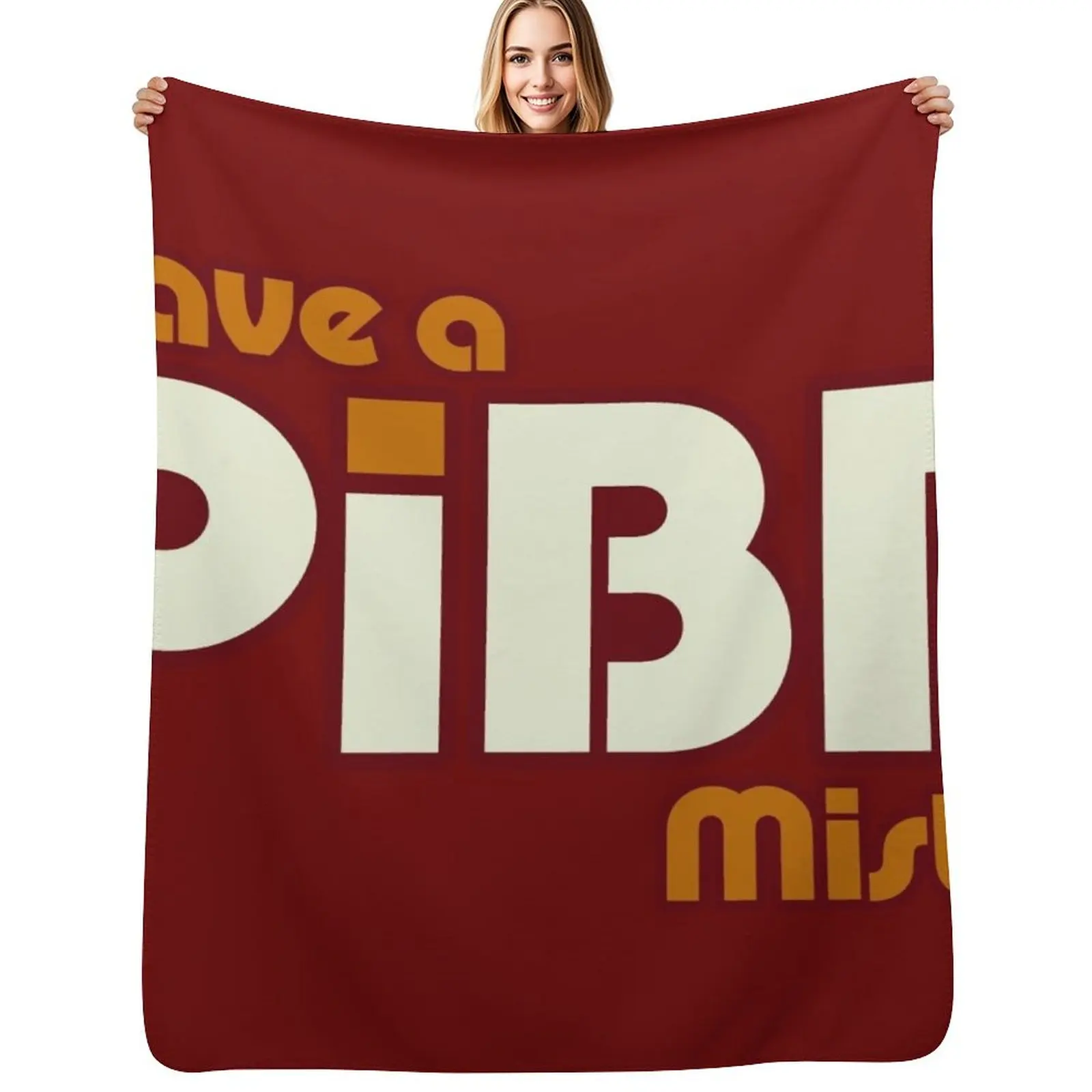 

Have A Pibb, Mister Throw Blanket Lightweight Warm Blanket for Indoor Outdoor Use