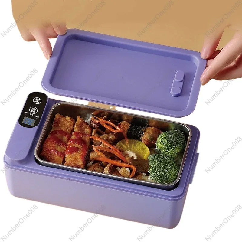 

1000ml Electric Lunch Box USB Portable Camping Heated Insulated Lunch Box Charge Heated Unplugged Rater-free Office Lunch Box