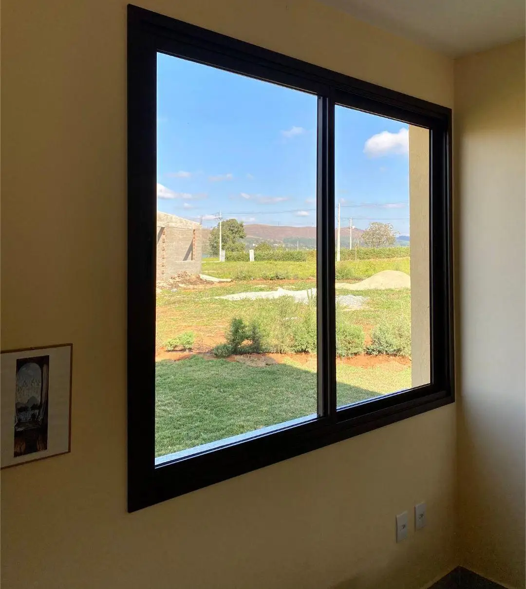 Ventana para el hogar, Villa, revestimiento en polvo, rotura térmica, ventanas correderas, diseño moderno, ventanas de aluminio de acero inoxidable